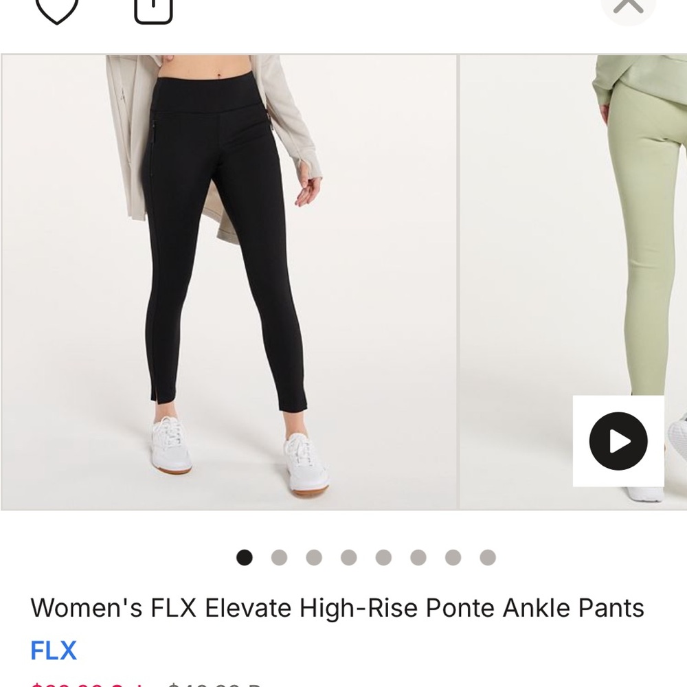 Black Zippered Pants